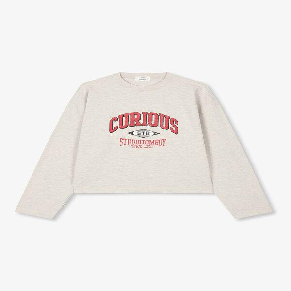 STUDIO TOMBOY キュリアス グラフィック ロングスリーブTシャツ 9176122971