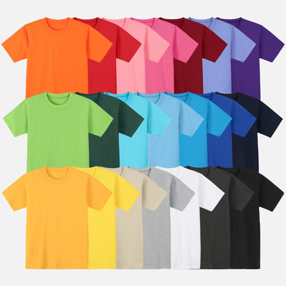 メンズ レディース ベーシック ラウンド 無地 レイヤード 半袖Tシャツ ビッグサイズ