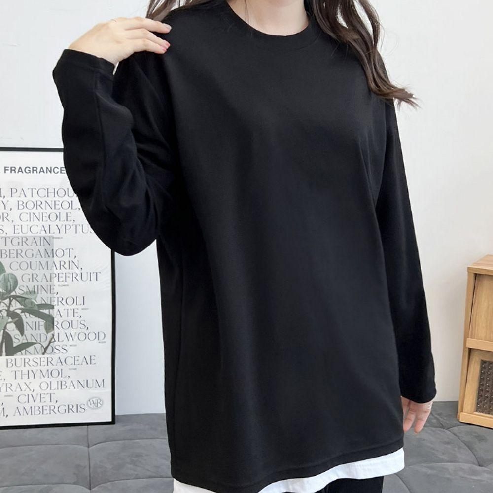 ルーズフィット 長袖Tシャツ レディース トップス長袖Tシャツ レディース レディースTシャツ長袖 スクエア長袖 スクエアT