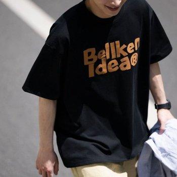 レディース デイリー トップス ベーシック レタリングTシャツ 半袖 コットンTシャツ