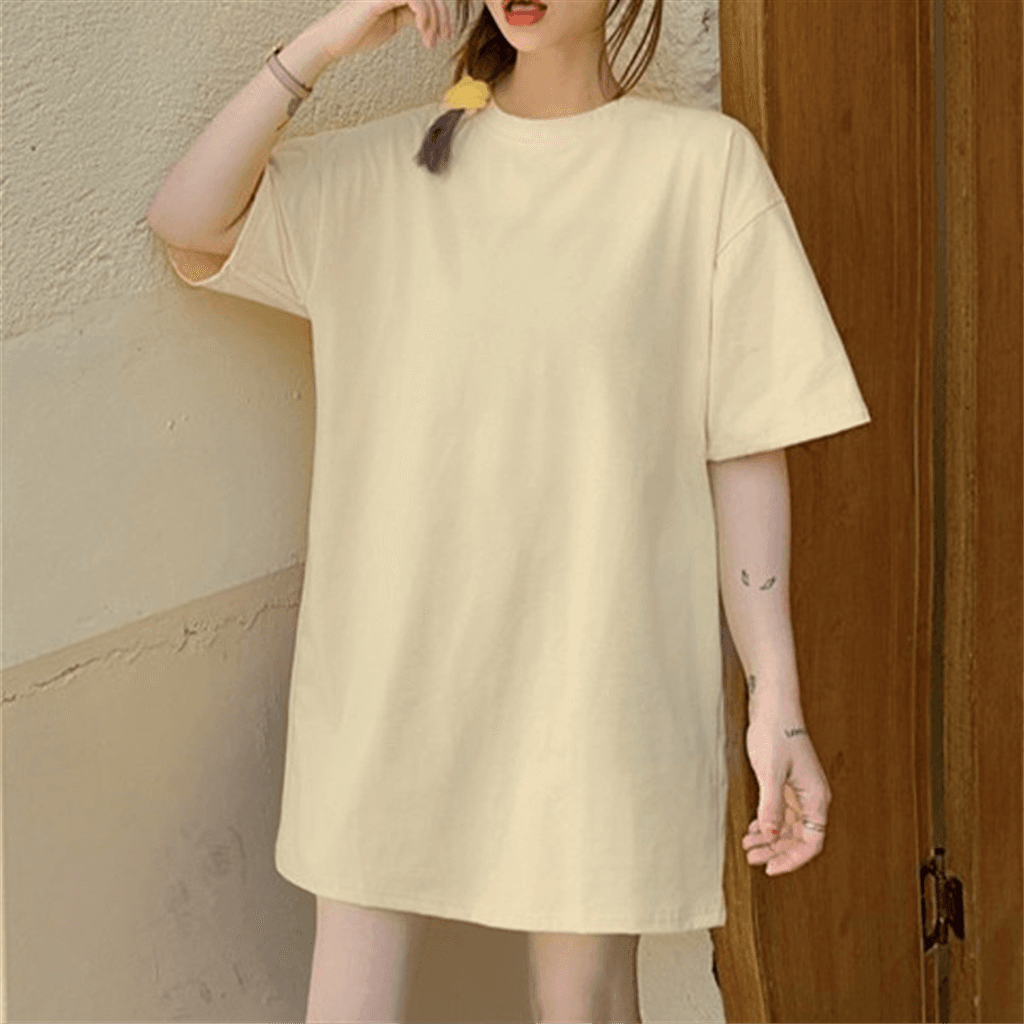 レディース 4色 ルーズフィット 半袖Tシャツ 夏 カジュアルトップス レディーストップス レディース半袖Tシャツ デイリーTシャツ