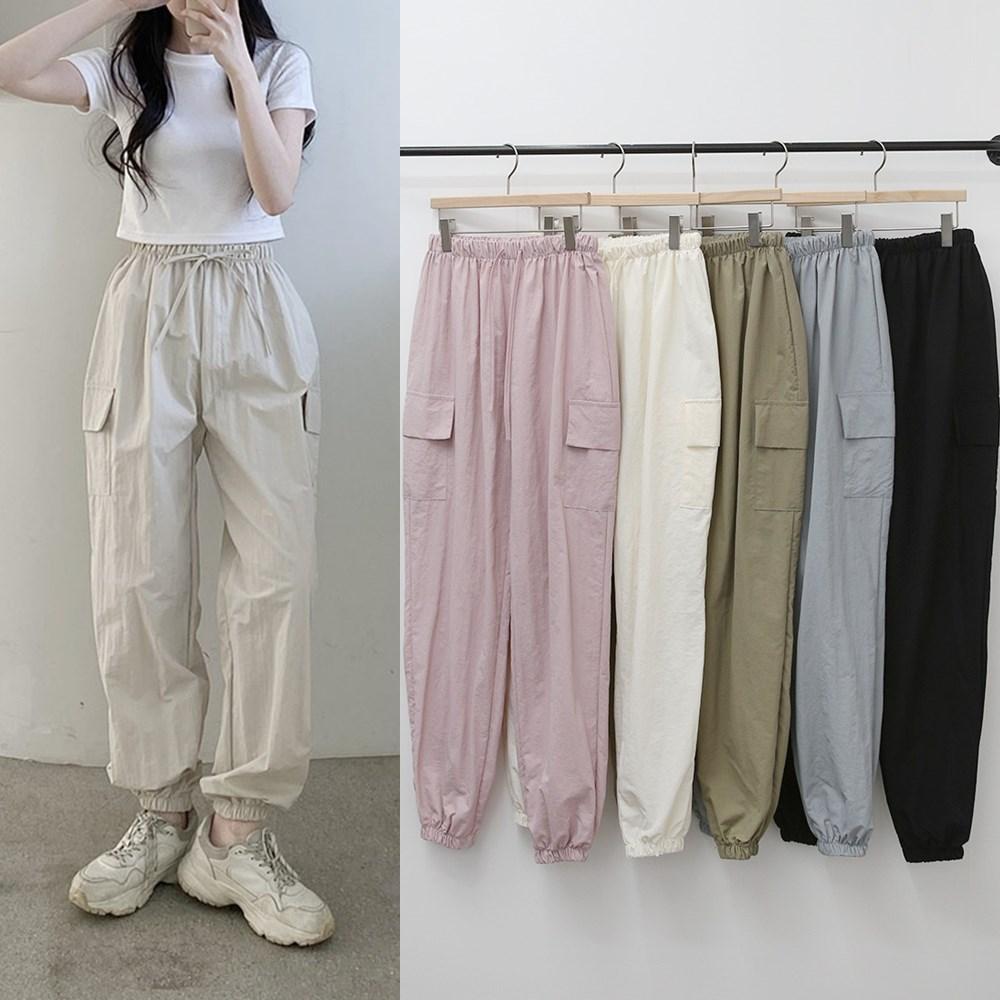 バサラクジョガーパンツ 低身長さん向け 高身長さん向け カーゴ ワイド アノラック カーゴ ジョガー パンツ