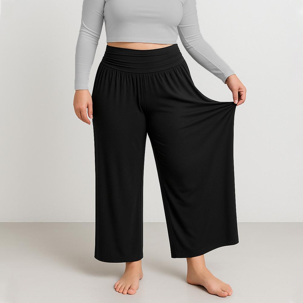 秋 楽ちん ビッグサイズ ワイドパンツ ハイウエスト スラックス ストレートパンツ 小柄女子 ママ 作業着