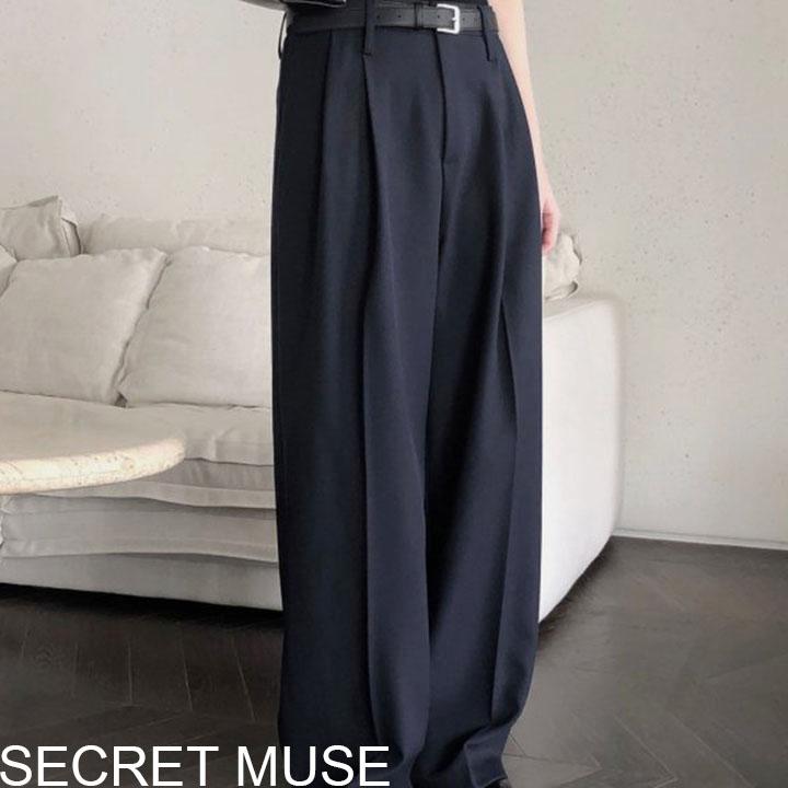 (オーバークラシック / 26SS / 一部当日出荷) ルバトー モメント スラックス 春 ピンタック ワイドスラックス パンツ