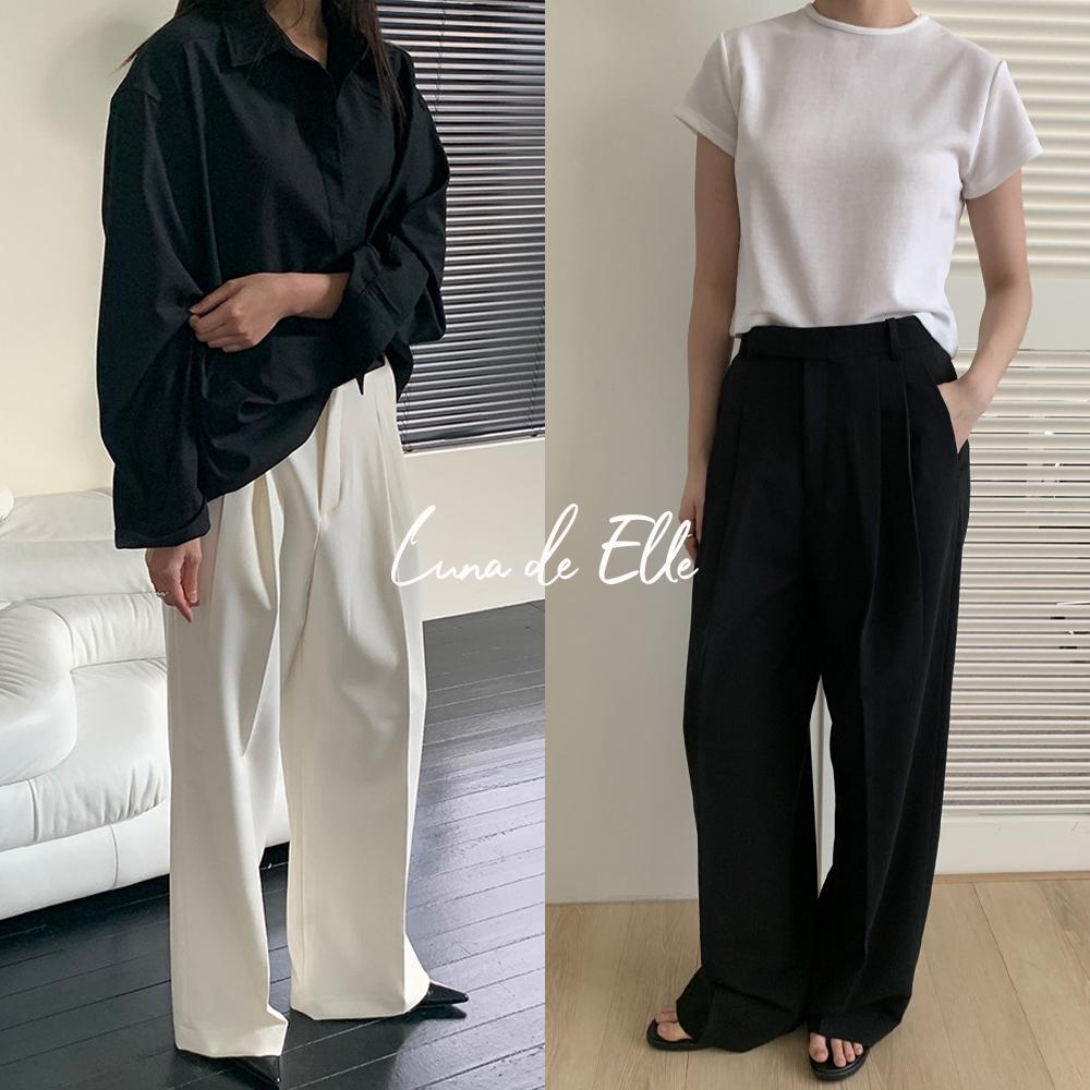 アンダー スタンディング 春 ジョセフ パンツ ダブルタック セミワイド スラックス 26SS