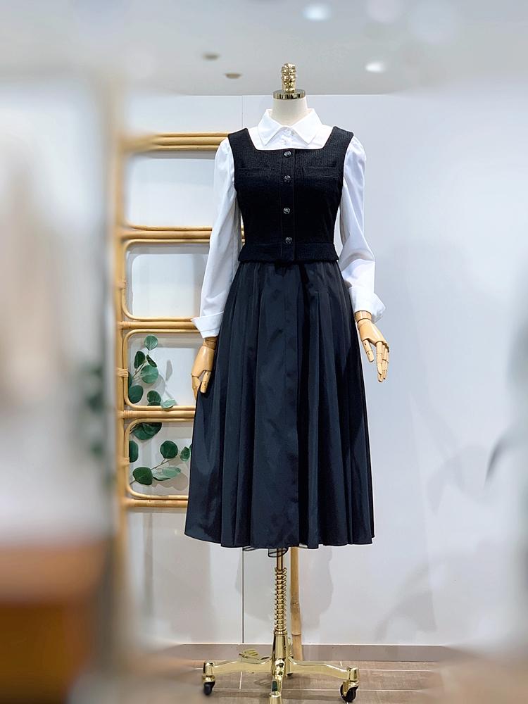 잇미샤(IT'MICHA) テクスチャーブロック スリーブレスワンピース ITO9WOP790