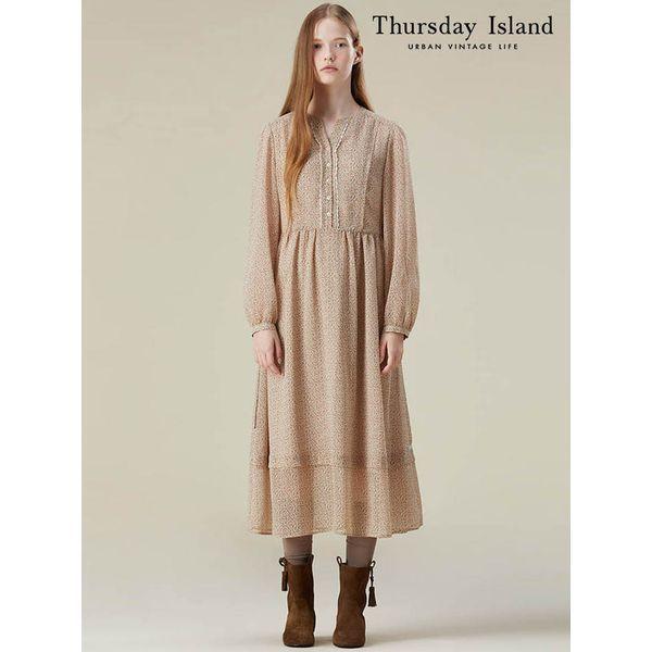 써스데이아일랜드(Thursday Island) ピンタックワンピース T236MOP134W