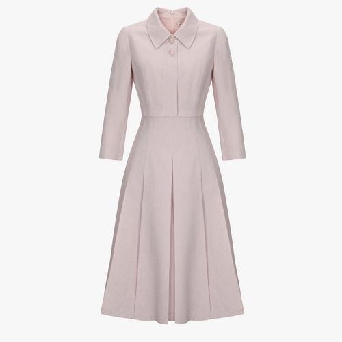 Yoursmine プリーツ 2in1 ワンピース ITO8WOP710