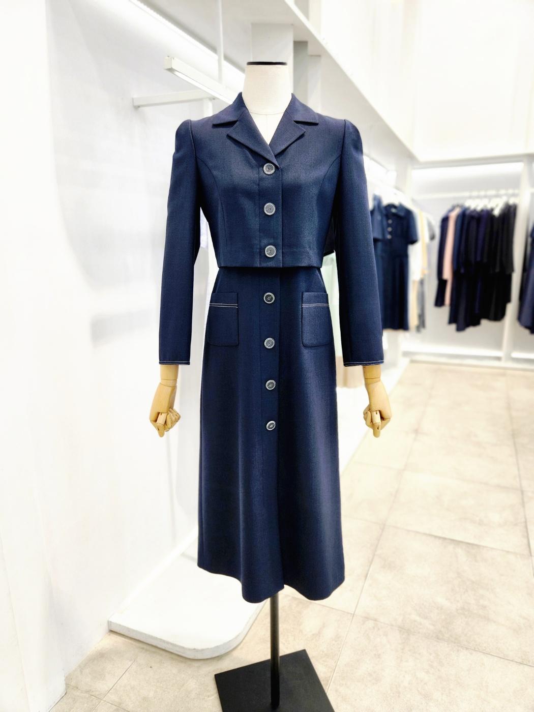 잇미샤 (MICHAA) オープンカラー ツーインワンワンピース ITO8YOP810