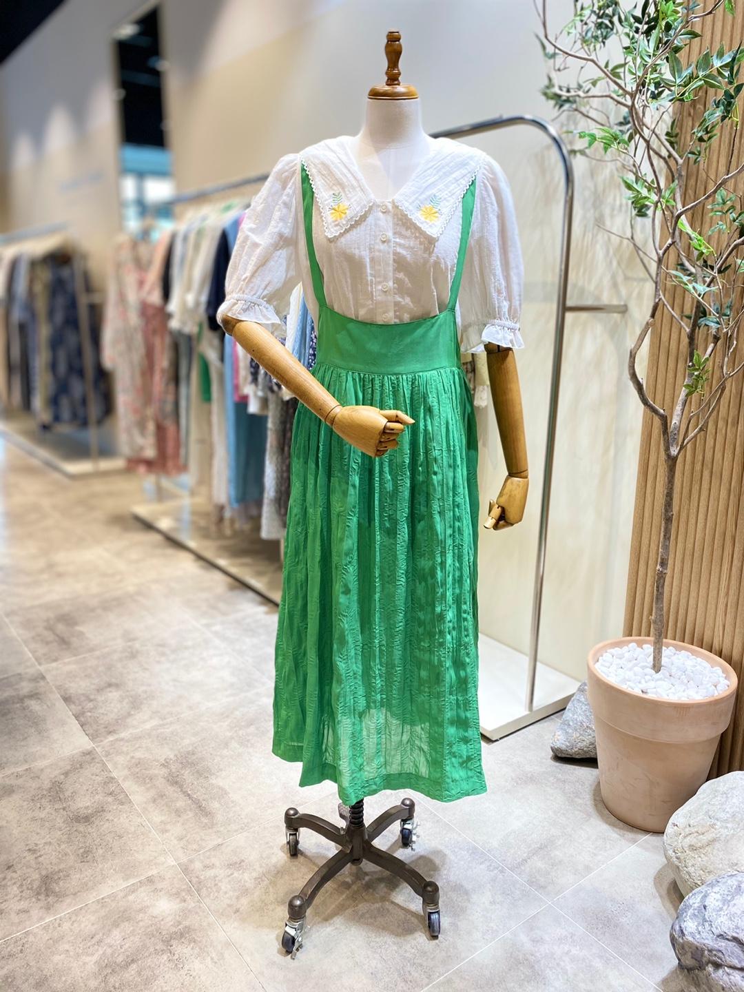 THURSDAY ISLAND (써스데이아일랜드) ハートモチーフカラーワンピース T246MOP159W