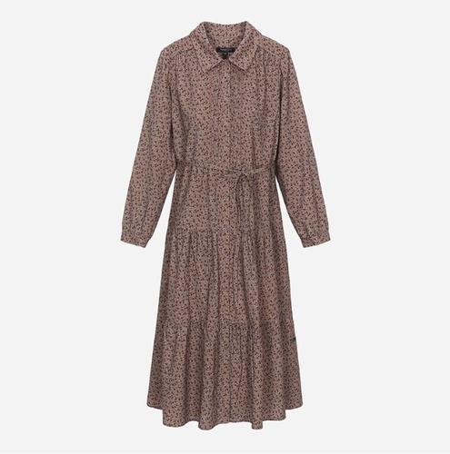 THURSDAY ISLAND (써스데이아일랜드) フラワーパターン コーデュロイカラーワンピース T248MOP240W