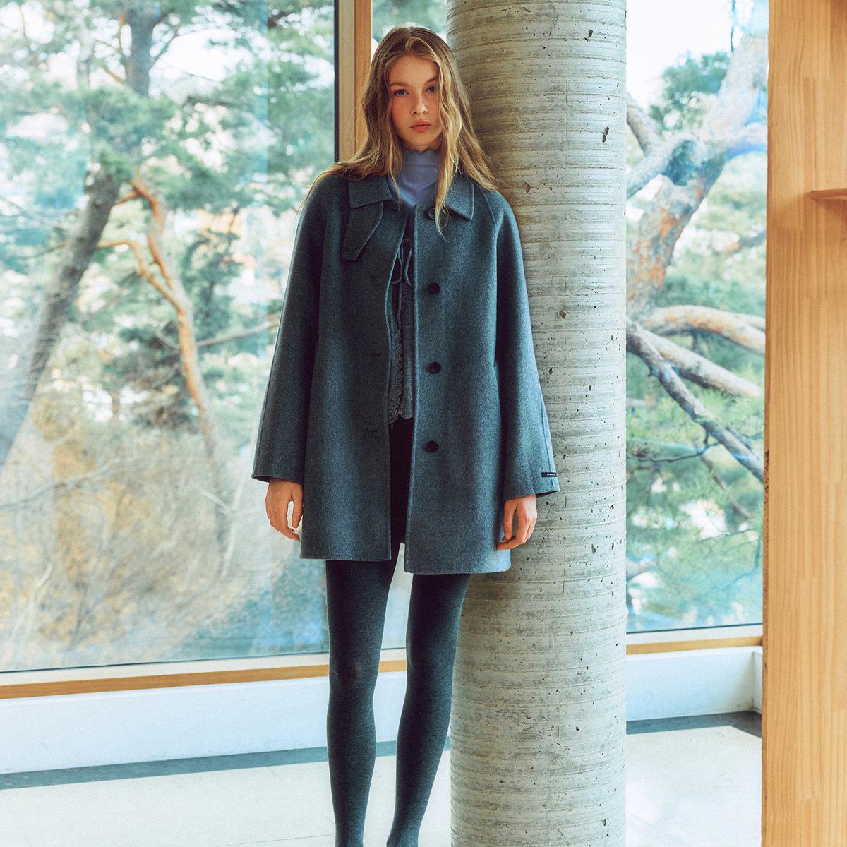 ROEM (로엠) オールデイカラ ベルテッド ミディコート RMJHF4VR22