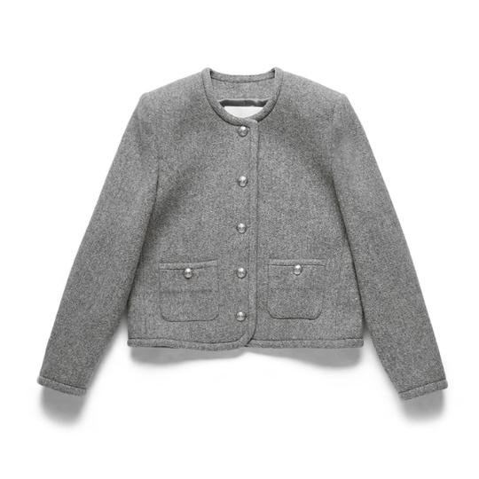 Dunst クラシックツイードジャケット UDJA5C203