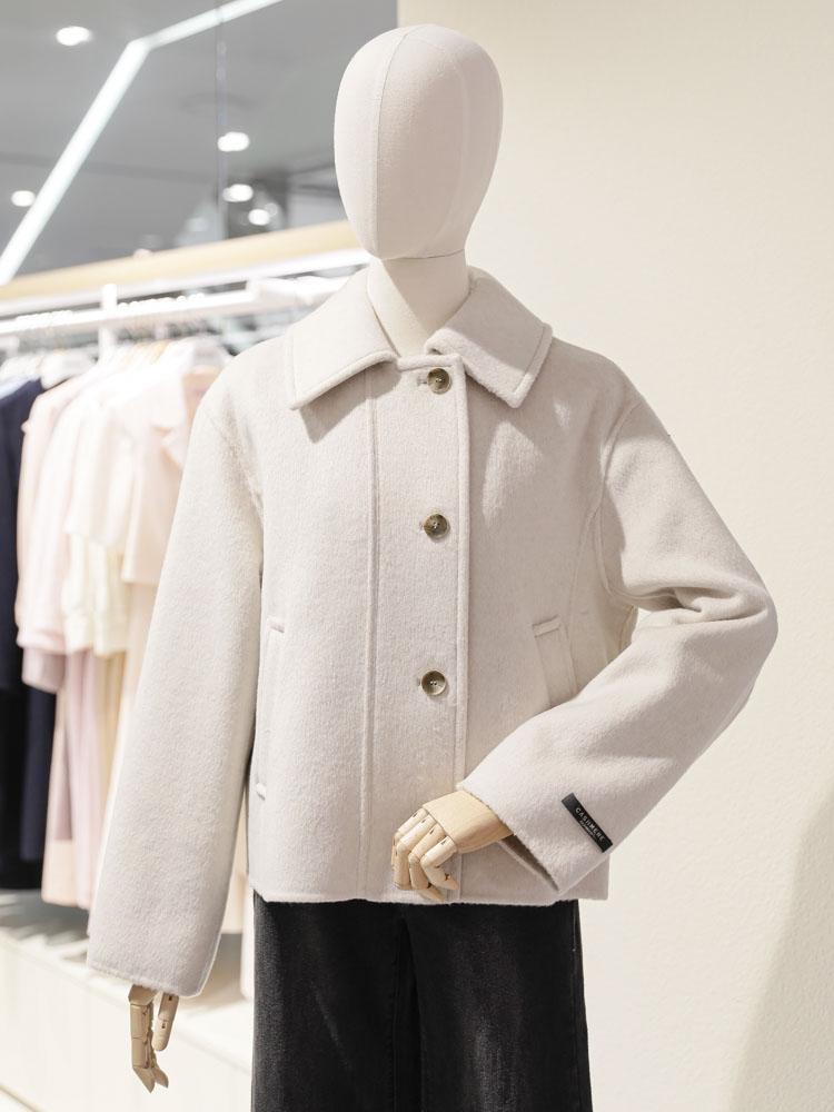 SOUP シングルカラ クロップドジャケット sbajk90