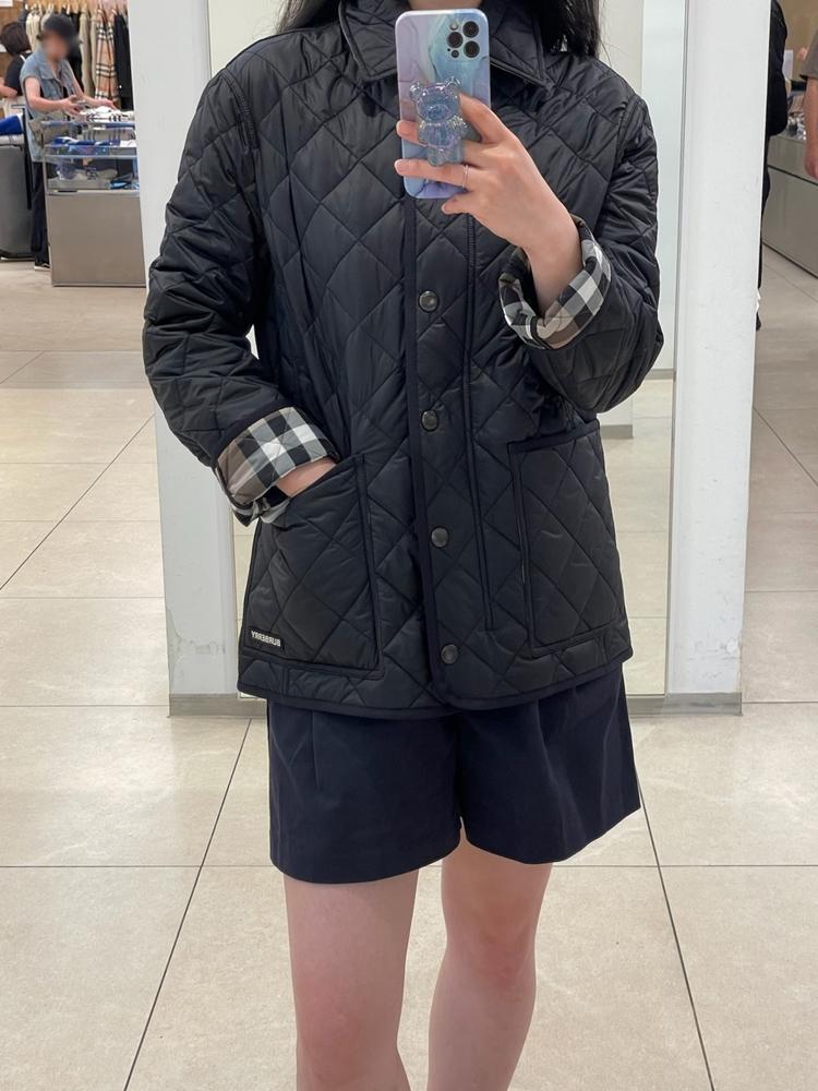 BURBERRY DALRY キルティングジャケット BLACK 80841941 80914431