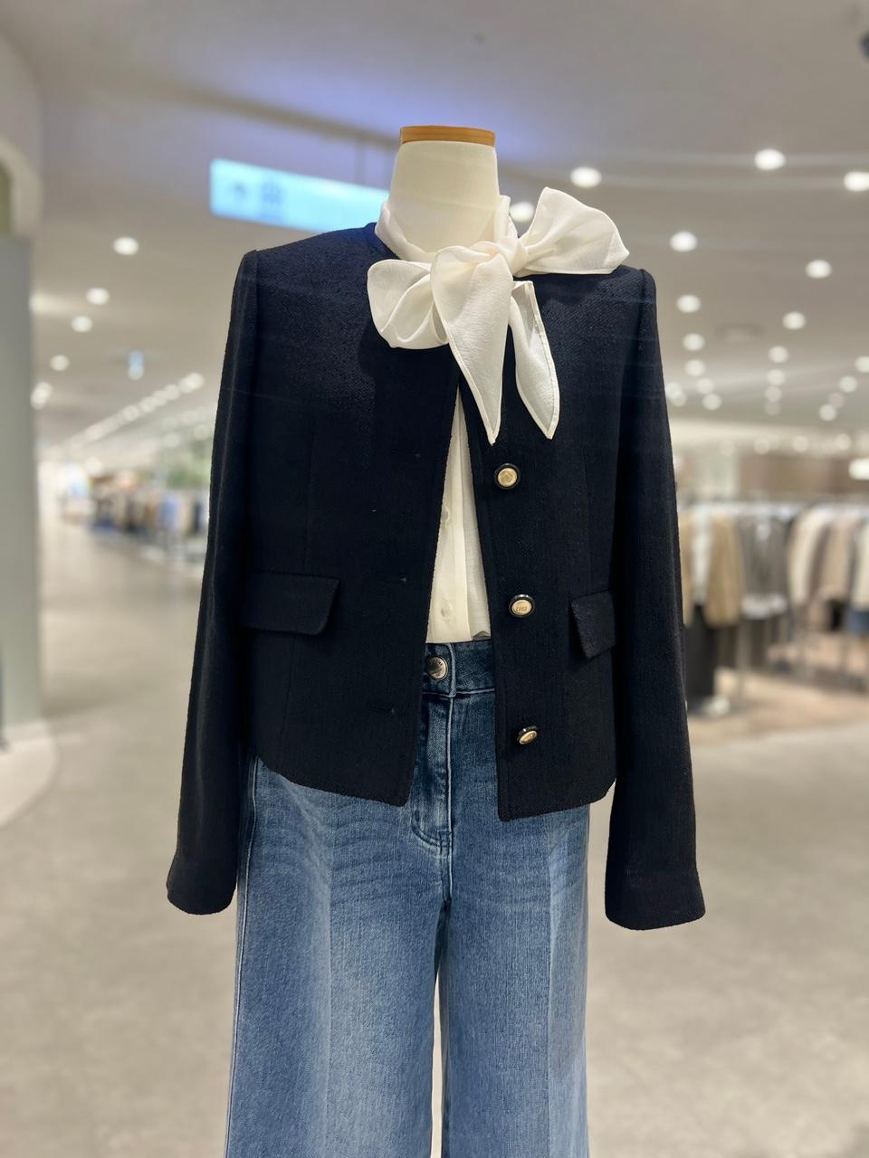 CC Collect カラーレス ツイードジャケット E252MSF130