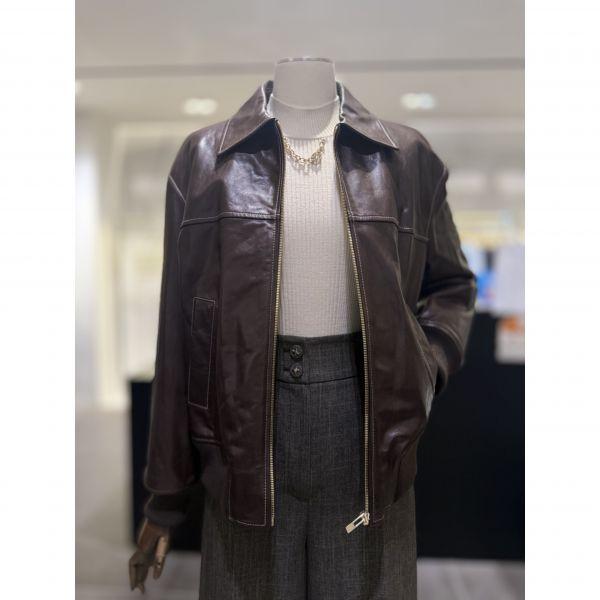 MOJO.S.P.IN ブルゾンジャンパー風 レザージャケット J243PSF505