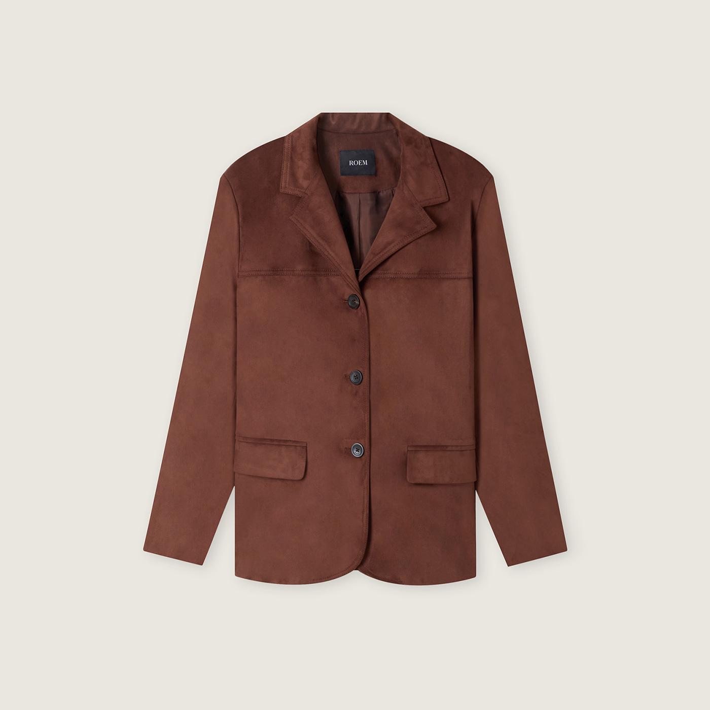 ROEM テーラードスエードジャケット RMJKF4TR99