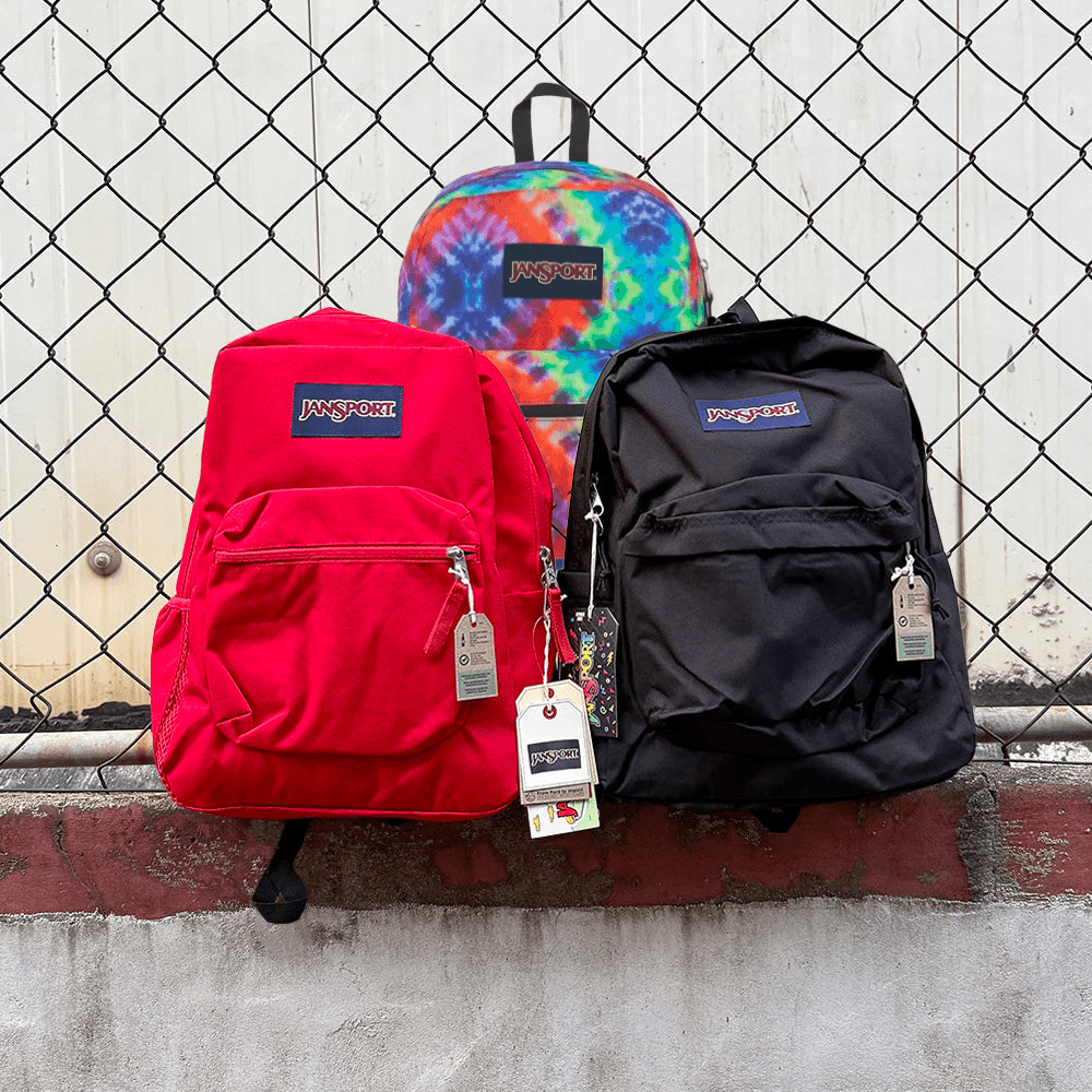 ジャンポル スパジャーズ バックパック スクールバッグ クロスタウン スーパーブレイク 小学生 中高生 塾 旅行 ピクニックバッグ ブラック レッド