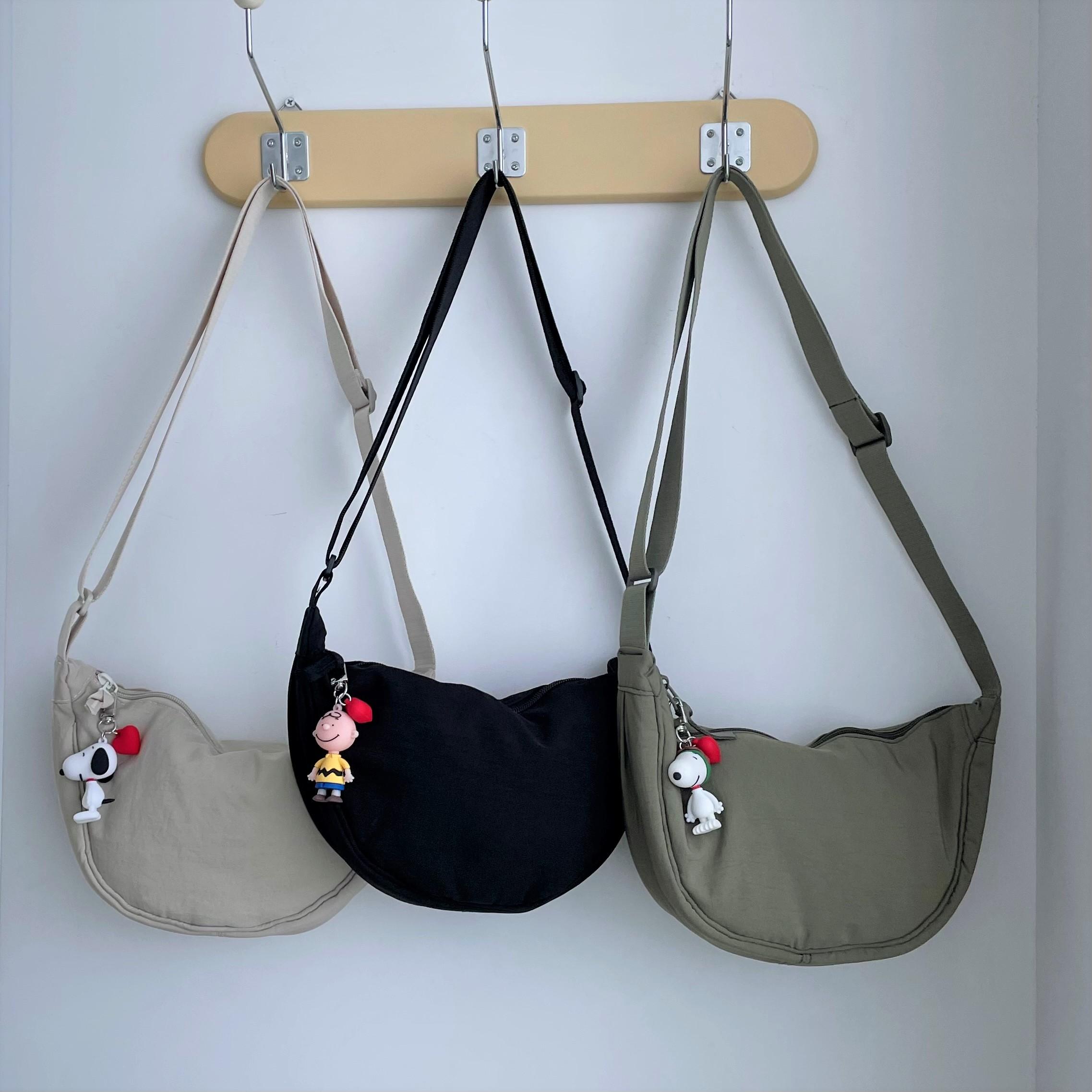 レディース クロスボディバッグ 半月型 ミニバッグ 旅行用 スマホバッグ