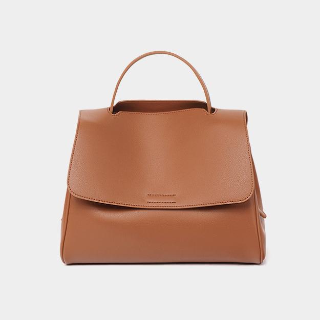 ミンティズラグジュアリー 天然皮革 ソフトレザー フラップバッグ ショルダーバッグ レディース レザー バッグ ホーボーバッグ