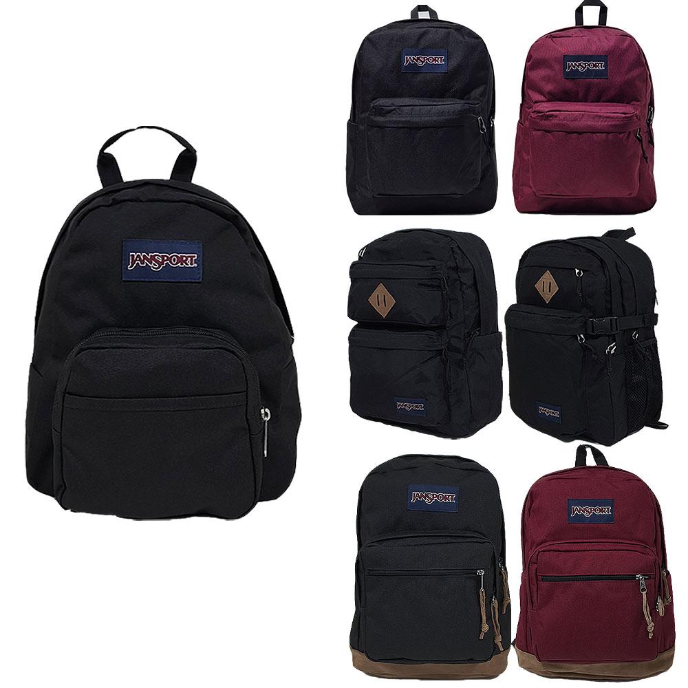 JanSport バックパック Half Pint Superbreak Plus ラップトップ ミニバッグ 学生用カバン ブラック