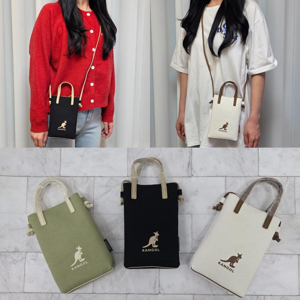 [百貨店商品] KANGOL クロスボディバッグ ミニ レディース デュオ キャンバス 3218 デイリー スマホバッグ