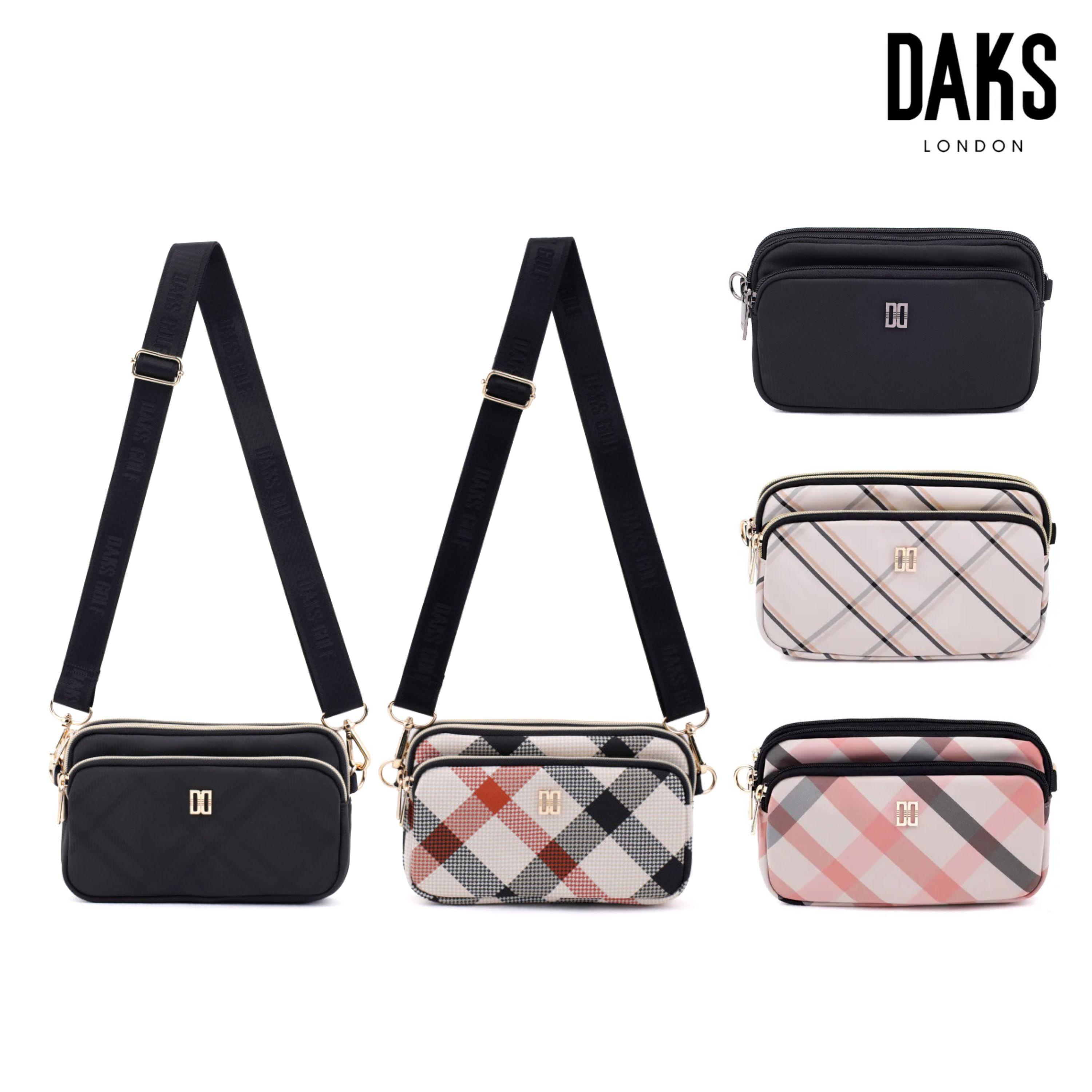 DAKS クロスボディバッグ 女性 ナイロン ミニ 軽量 マイクロバッグ スマホバッグ