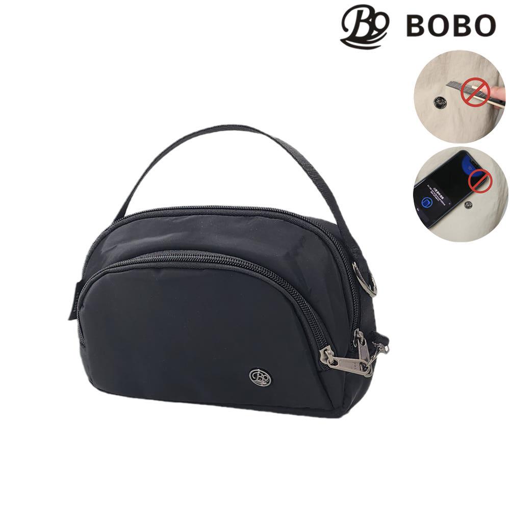 BOBO 旅行用クロスバッグ ヨーロッパ・日本旅行 盗難防止 RFIDブロック スリングバッグ ミニ スマホバッグ B9078
