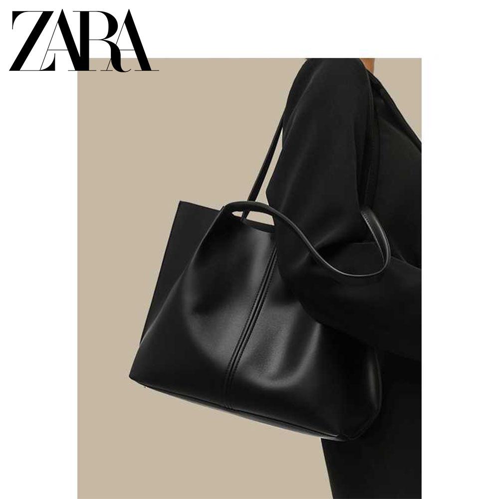ZARA (ザラ) バッグ 大容量 ショルダーバッグ デイリー 通勤用 大容量 ボックスバッグ レディース ZARA