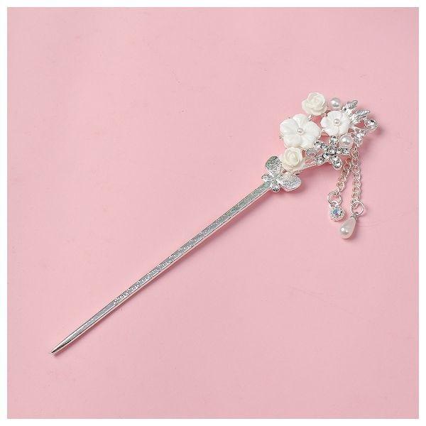 ヘアアクセサリー レディースファッション デイリールック レディーススタイリング Abies ヘア ビニョ フラワー