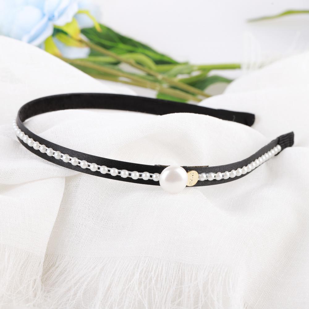Sihu Jewelry パール ライン ハンドメイド ヘアバンド レディース ヘアアクセサリー デイリールック b HA905H