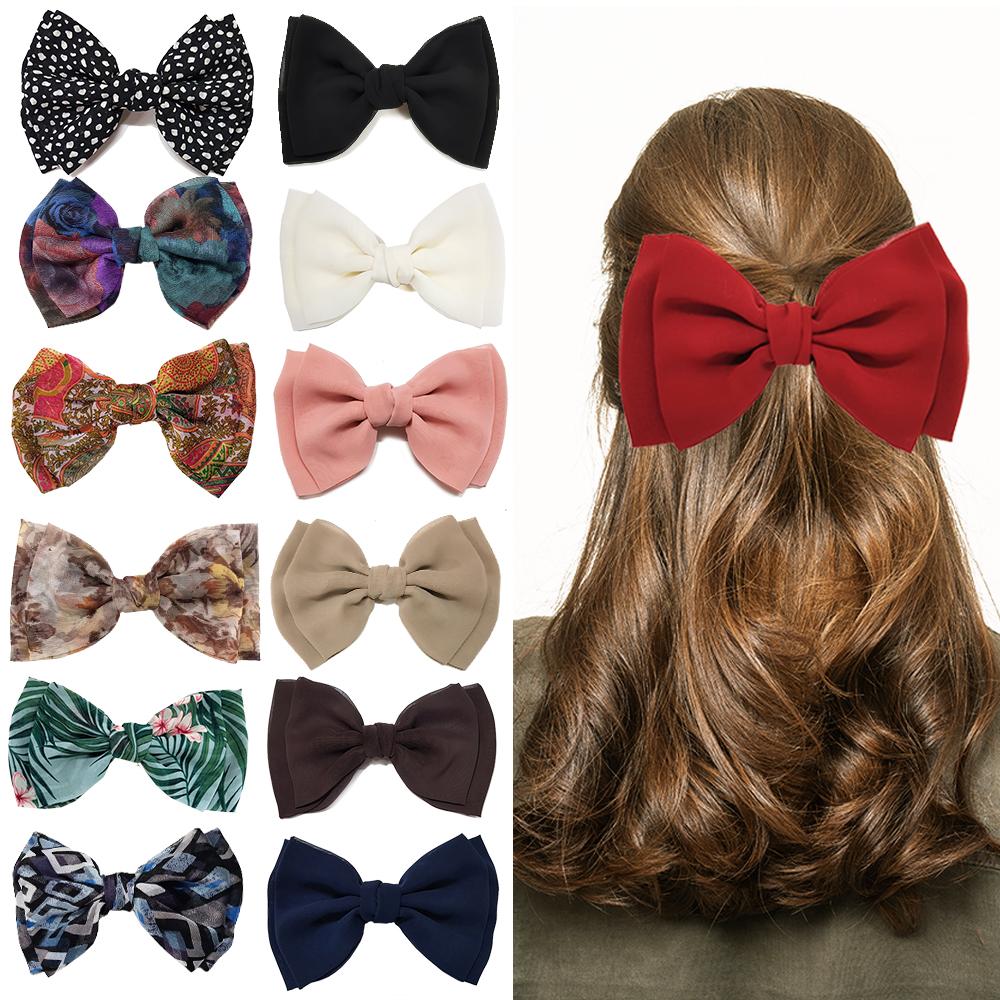 ウンヌデザイン 国内制作 可愛い ボリュームヘアピン 100種 シフォンビッグリボンピン ジャンボヘアピン アクセサリー