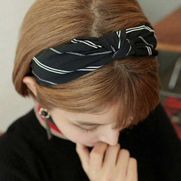 ねじりヘアバンド ワイドヘッドバンド レディース デイリールック-WFHOFXA