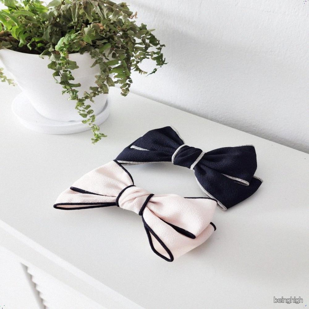 エレガント ラインポイント ダブルリボン 大ピン レディース デイリールック オフィスハーフアップヘアピン