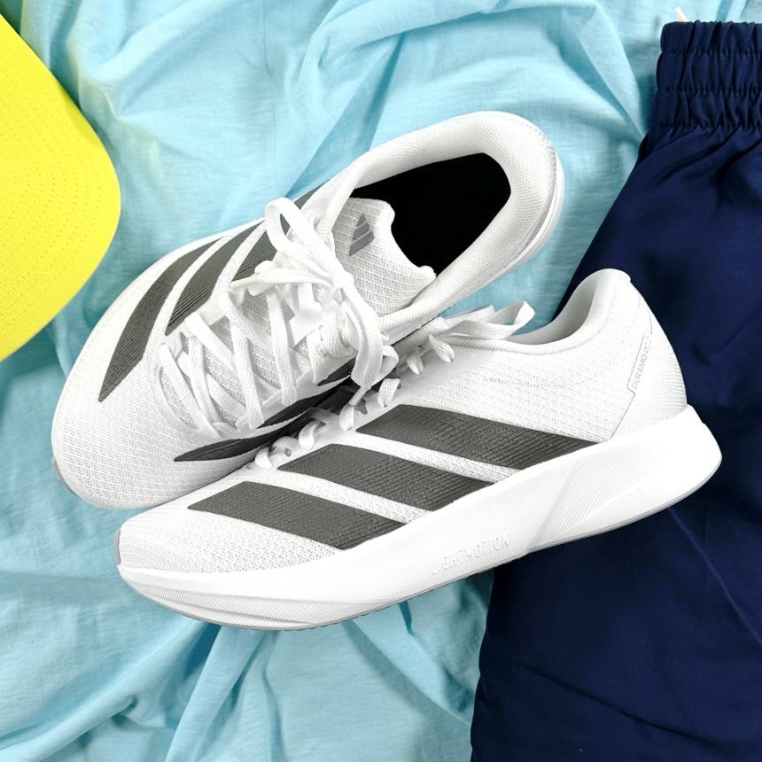 adidas レディース ランニングシューズ 幅広 ランニングシューズ ジョギングシューズ デュラモRC2 白黒 軽量 レディーススニーカー