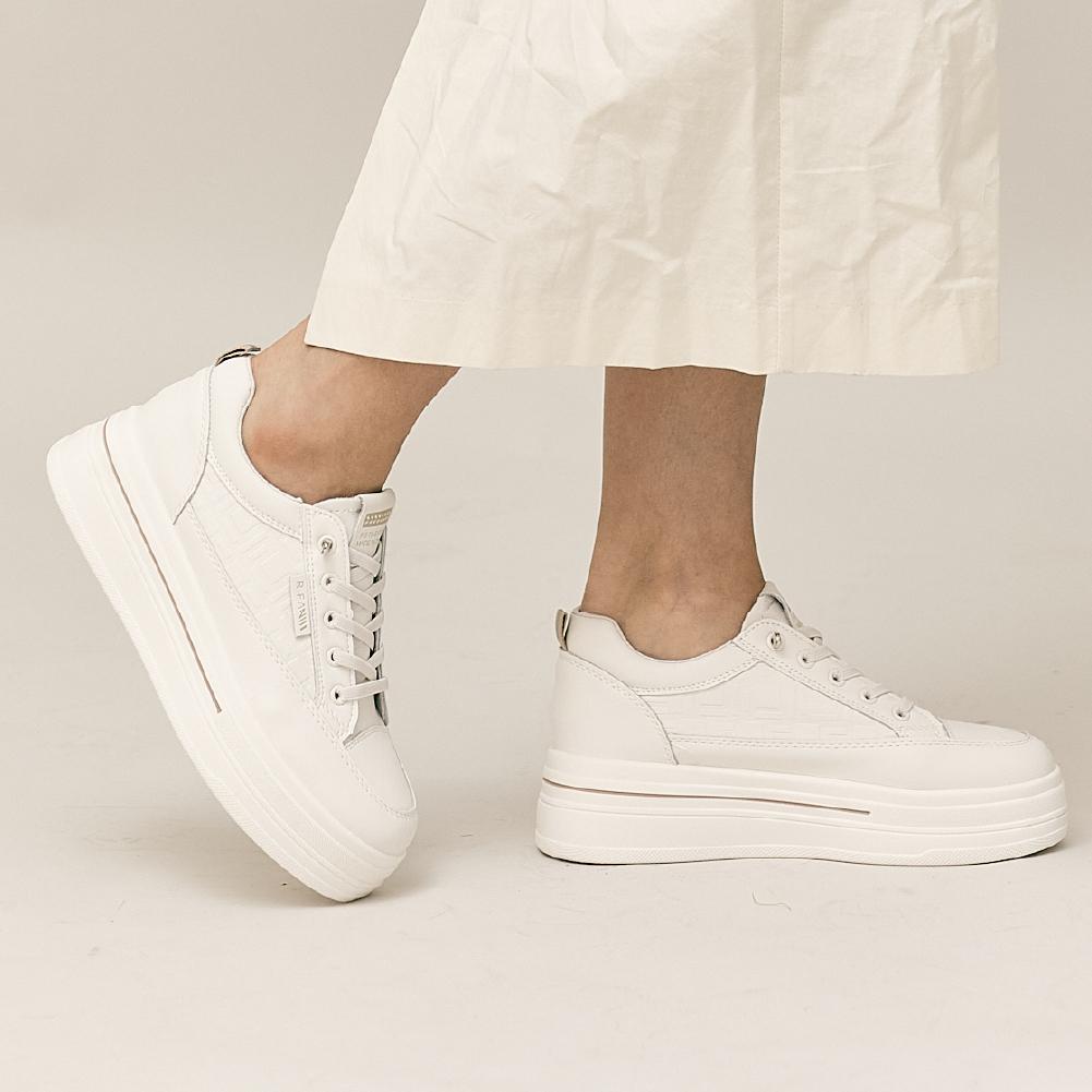 7cm 厚底 デイリー 履き心地の良い レディース 厚底 軽量スニーカー ワンピース