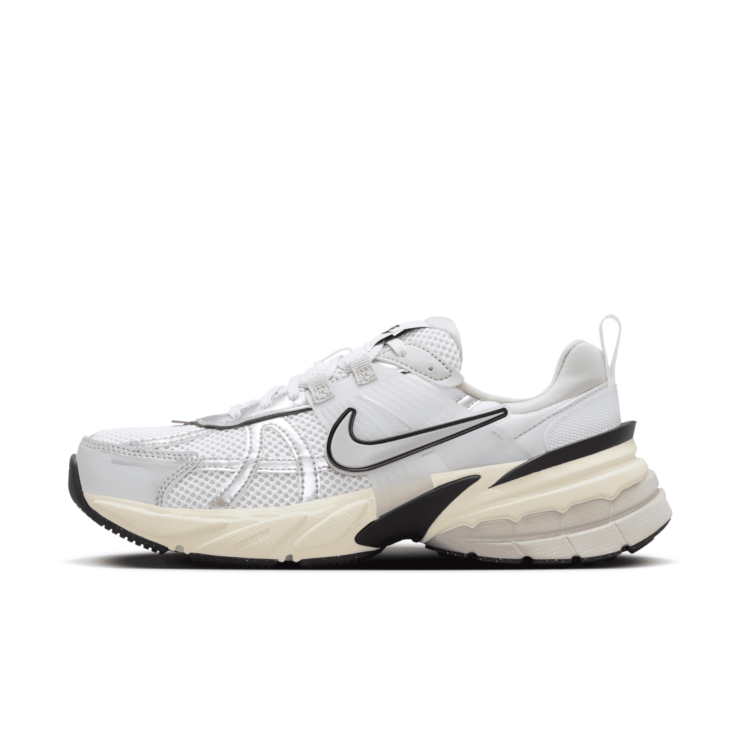 NIKE V2K 런 FD0736 100 SUMMIT WHITE & PURE PLATINUM & LIGHT IRON ORE & METALLIC SILVER