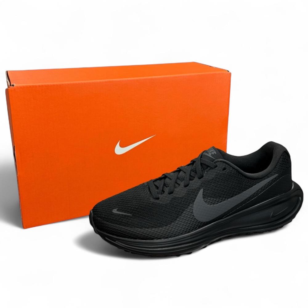 NIKE レボリューション 8 ランニングシューズ 軽量 幅広 ワークアウトシューズ スニーカー ブラック