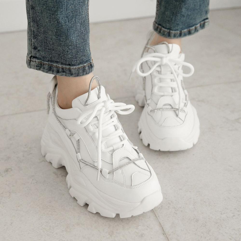 厚底 牛革 ダッドスニーカー コンサート 春 スニーカー ダッドシューズ スタンディングシューズ 疲れにくい 厚底スニーカー レディース ランニングシューズ