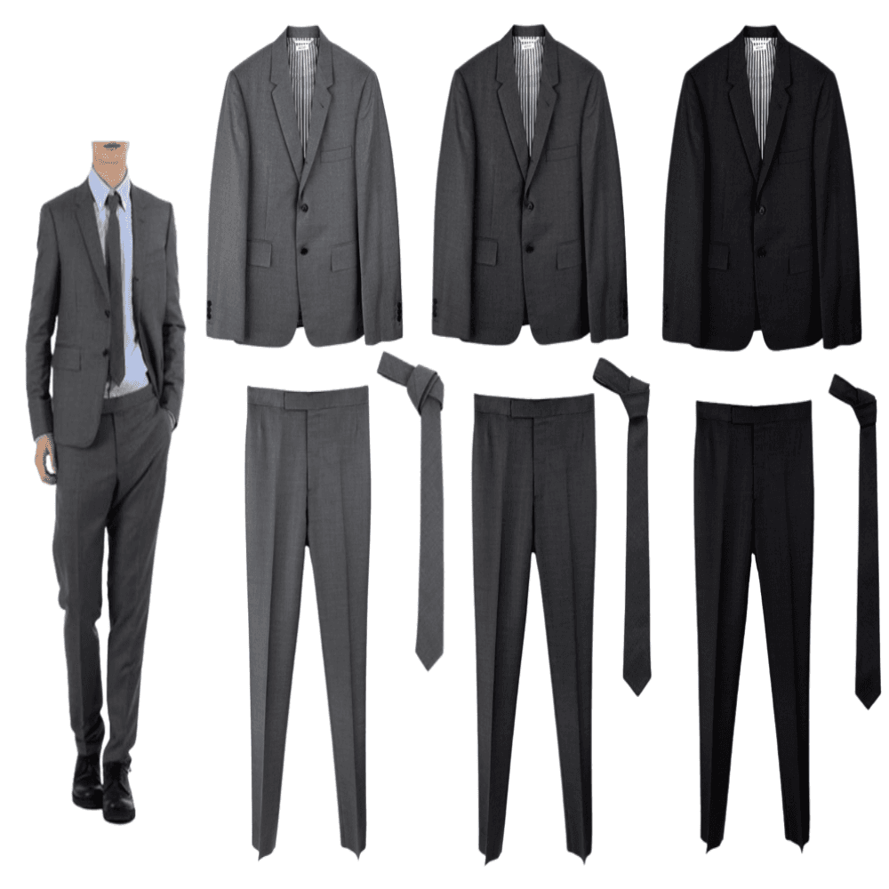 THOM BROWNE スーツ セットアップ メンズ スーツ 22FW 120番手 クラシック スーツ