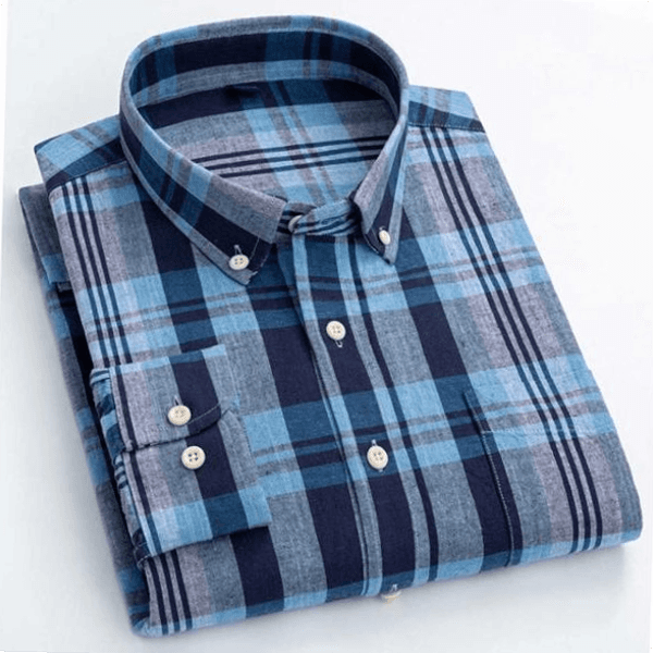 メンズ デートルック メンズ 季節の変わり目 春 秋 長袖 チェック シャツ コーディネート パターン