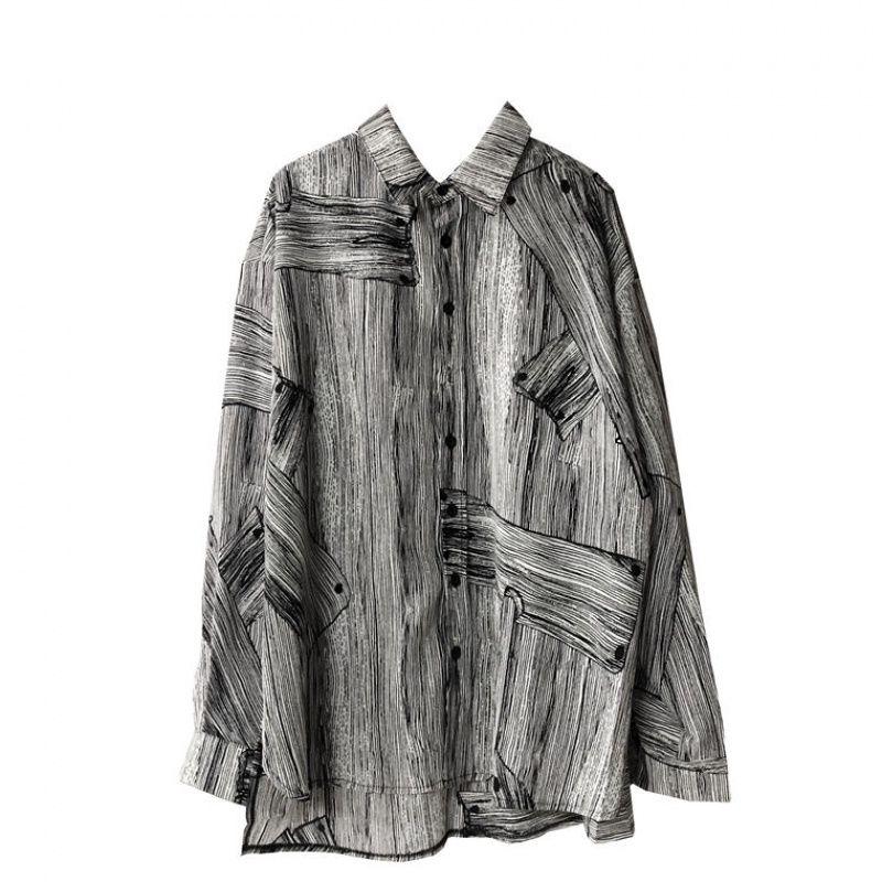 レース シャツ 彼氏ルック カジュアル デートルック 半袖