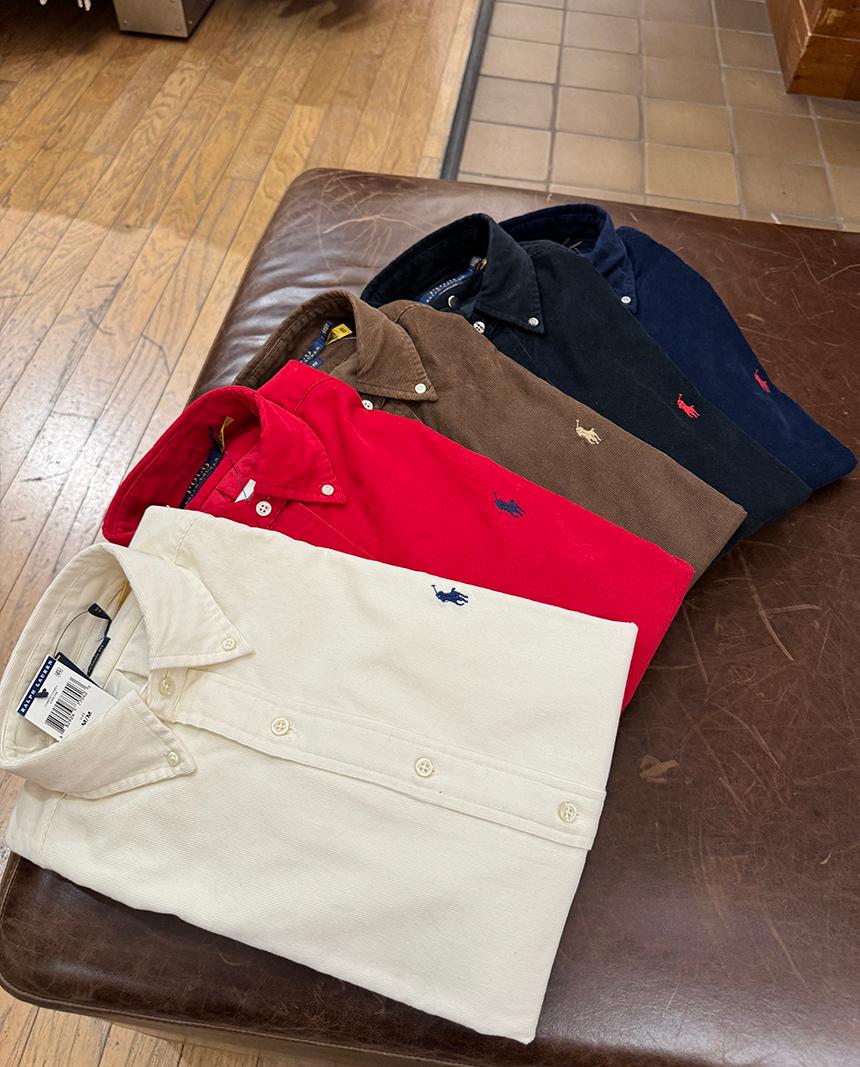 Polo Ralph Lauren メンズ クラシックフィット コーデュロイ 長袖 シャツ