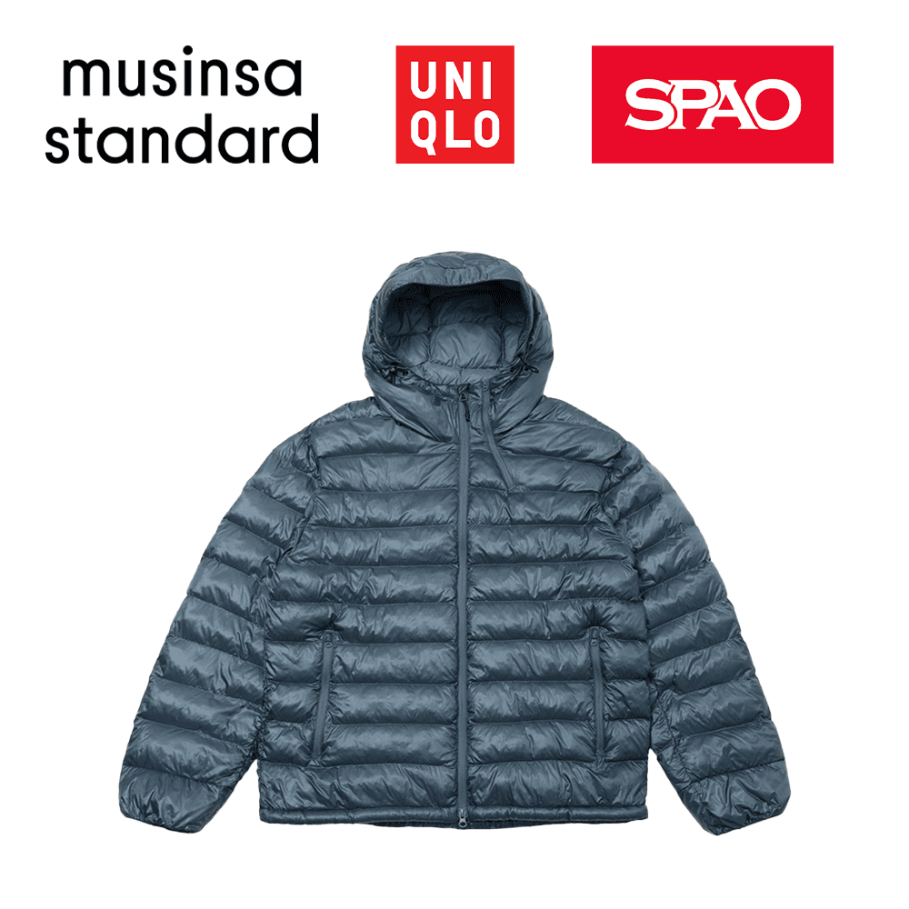 [百貨店正規品] SPAO ダウンジャケット ムタンダード シティ レジャー フーデッド ライト ダウンジャケット UNIQLO 軽量ダウン