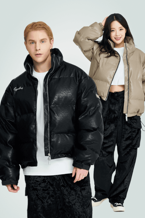 [JIMBRO] ヘビーレザー ショートダウン E