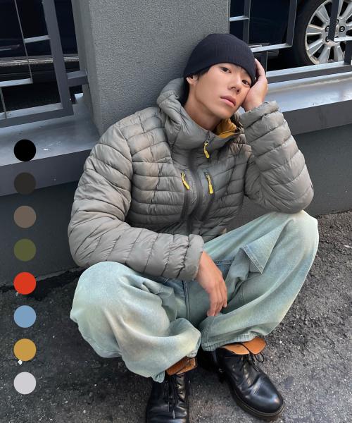 [L'AR] エッセンシャル フーデッド ライト ダウンジャケット (8color) L25FWOU00109