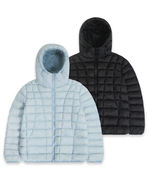 [CHICKS] カーブライン フーデッド ライト ダウン (2colors) 5016180055