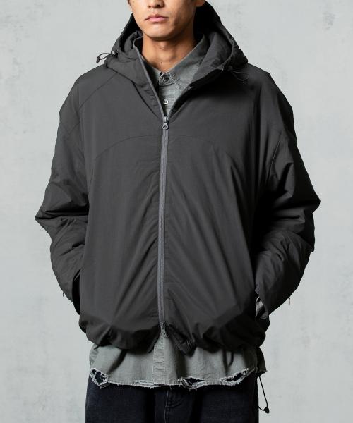 [AREUBAN] ライトシェル パデッド ジャケット_ブラウン AREUBAN23FW058