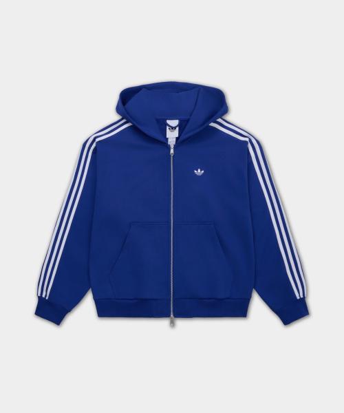 Adidas(아디다스) フードジップアップ - ロイヤルブルー:ホワイト / KC9318 KC9318